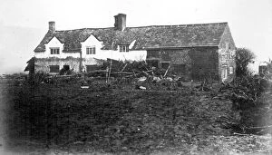 Sheffield Flood 1864 Gallery: Sheffield Flood, Ruins of Farm at Owlerton, , 1864