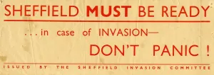 Sheffield Invasion Committee: Sheffield must be ready Sheffield Invasion Committee: Sheffield must be ready