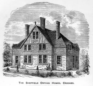 Sheffield Orphan Homes, formerly the Ragged School Orphanage, Lydgate Lane, Cookes Sheffield Orphan Homes, formerly the Ragged School Orphanage, Lydgate Lane, Cookes
