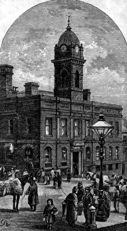 Sheffield Town Hall, Waingate, c. 1880 Sheffield Town Hall, Waingate, c. 1880