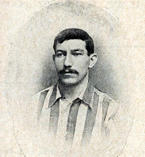 Sheffield United Football Club Gallery: Sheffield United Football Club Captain, Ernest Needham, 1899