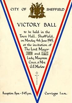 World War Two Gallery: Sheffield Victory Ball (VE Day) 1945