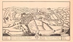 Castle Hill Gallery: View of Sheffield, c. 1720-1740