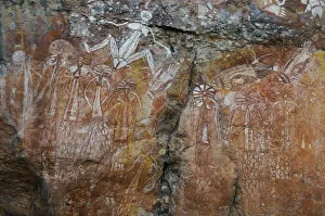 Aboriginal rock art, Anbangbang Gallery, Nourlangie Ranges, Kakadu National Park Aboriginal rock art, Anbangbang Gallery, Nourlangie Ranges, Kakadu National Park