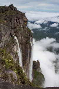 Angel Falls, the world's highest uninterrupted waterfall with a fall of 807m Angel Falls, the world's highest uninterrupted waterfall with a fall of 807m
