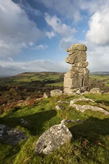 Bowermans Nose in evening light, nr Manaton, Dartmoor National Park, Devon, UK Bowermans Nose in evening light, nr Manaton, Dartmoor National Park, Devon, UK