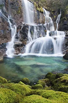 Images Dated 20th January 2016: Fafiao Waterfalls, Peneda Geres National Park, Portugal, February 2009