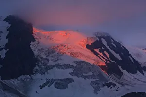 Grossglockner Mountain (3, 798m) at dawn, Hohe Tauern National Park, Austria, July 2008 Grossglockner Mountain (3, 798m) at dawn, Hohe Tauern National Park, Austria, July 2008