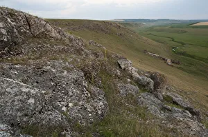 Images Dated 24th June 2009: Hilly landscape, Central Moldova, June 2009