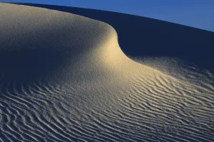 Irregular ripples on gypsum sand dunes created by high winds, White Sands National Monument Irregular ripples on gypsum sand dunes created by high winds, White Sands National Monument