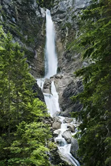 Images Dated 11th July 2009: Lower Martuljek Falls, Martuljek River, Triglav National Park, Slovenia, July 2009