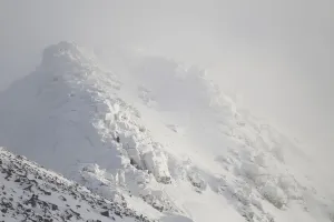 Mist swirling around Coire an Lochain in winter, Cairngorm Mountains, Cairngorms NP Mist swirling around Coire an Lochain in winter, Cairngorm Mountains, Cairngorms NP