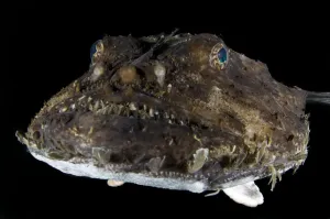 Monkfish Portrait Print, Saltstraumen
