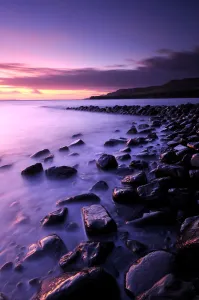 RF- Sunset on Kimmeridge Bay, Isle of Purbeck, Jurassic Coast World Heritage Site RF- Sunset on Kimmeridge Bay, Isle of Purbeck, Jurassic Coast World Heritage Site