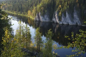Boreal Forest Gallery: River through Virgin Komi Forests UNESCO World Heritage site, the largest virgin forests in Europe