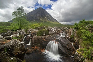 Highland Gallery: The Scottish mountain Buachaille Etive Mor in Glen Etive near Glencoe in the Highlands of Scotland