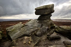 Storm clouds over Back Tor, Peak District National Park, England, UK. March 2008 Storm clouds over Back Tor, Peak District National Park, England, UK. March 2008