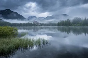Strbske Pleso, a large glacial mountain lake and popular ski resort in the High Tatras, Slovakia Strbske Pleso, a large glacial mountain lake and popular ski resort in the High Tatras, Slovakia