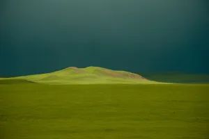Sunlight on grassland from QinghaiaTibet / Qingzang railway, the worlds highest railway Sunlight on grassland from QinghaiaTibet / Qingzang railway, the worlds highest railway