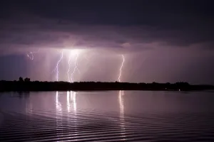 Thunderstorm, Lake Tisza, Hortobagy National Park, Hungary, July 2009 Thunderstorm, Lake Tisza, Hortobagy National Park, Hungary, July 2009