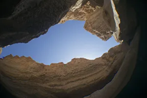 Underwater view of gorge of the Wadi Al Shab, Al Sharqiyah South Governorate Underwater view of gorge of the Wadi Al Shab, Al Sharqiyah South Governorate