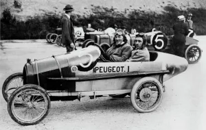1920 Peugeot Bebe at Brooklands. Creator: Unknown 1920 Peugeot Bebe at Brooklands. Creator: Unknown
