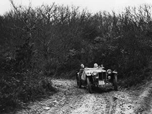 1935 MG N type Magnette, Bastock. Creator: Unknown 1935 MG N type Magnette, Bastock. Creator: Unknown