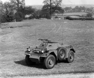 1941 Daimler Dingo armored Scout car. Creator: Unknown 1941 Daimler Dingo armored Scout car. Creator: Unknown