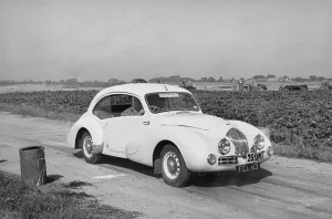 1949 Healey Duncan on 1952 Felixtowe rally. Creator: Unknown 1949 Healey Duncan on 1952 Felixtowe rally. Creator: Unknown