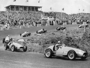 Related Images Gallery: 1953 Dutch Grand Prix, Ascari leads in Ferrari. Creator: Unknown