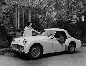 Sports Car Collection: 1960 Triumph TR3A (B. M. I. H. T. ). Creator: Unknown