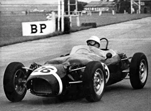 1961 Ferguson P99, Stirling Moss at Aintree. Creator: Unknown 1961 Ferguson P99, Stirling Moss at Aintree. Creator: Unknown