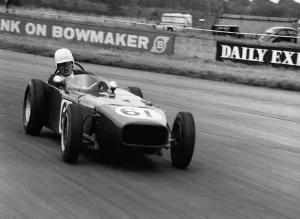 1961 U2 driven by Major Mallock at Silverstone 7th October 1961. Creator: Unknown 1961 U2 driven by Major Mallock at Silverstone 7th October 1961. Creator: Unknown