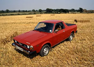 Pick Up Truck Gallery: 1981 Subaru MV BRAT pickup truck. Creator: Unknown