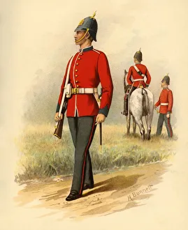 1st Battalion Gallery: 1st Battalion (West Melbourne) Victorian Infantry, 1890. Creator: Godfrey Douglas Giles