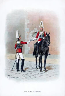 Images Dated 7th October 2006: 1st Life Guards, 1915.Artist: LE Buckell