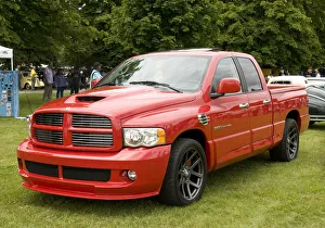 Pick Up Truck Gallery: 2008 Dodge Ram SRT pickup truck. Creator: Unknown