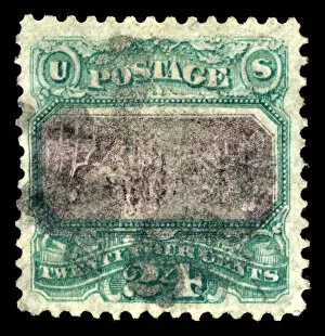 Declaration Of Independence Collection: 24c Declaration of Independence G Grill invert error single, 1869