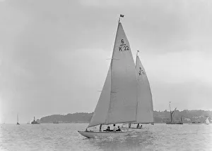 Lee Bow Gallery: The 6 Metre class Maid Marion (K22) and Freesia (K11), 1921