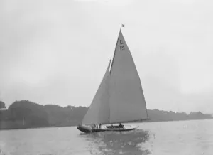 The 6 Metre Class Sioma (L19) helmed by A Maudsley Esq. Creator: Kirk & Sons of Cowes The 6 Metre Class Sioma (L19) helmed by A Maudsley Esq. Creator: Kirk & Sons of Cowes