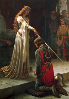 The Accolade, 1901. Artist: Edmund Blair Leighton The Accolade, 1901. Artist: Edmund Blair Leighton
