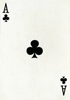 Ace of Clubs from a deck of Goodall & Son Ltd. playing cards, c1940