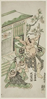 The Actors Segawa Kikujiro I as Nobutsura's wife Karumo and Otani Oniji I as Tahara Matata... 1747 The Actors Segawa Kikujiro I as Nobutsura's wife Karumo and Otani Oniji I as Tahara Matata... 1747