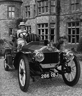 Actress Susannah York on 1906 Prosper Lambert at Beaulieu. Creator: Unknown Actress Susannah York on 1906 Prosper Lambert at Beaulieu. Creator: Unknown