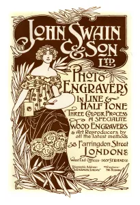 Advertisement for John Swain & Son, printers, 1901.Artist: John Swain & Son Advertisement for John Swain & Son, printers, 1901.Artist: John Swain & Son
