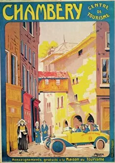 Holidaymakers Gallery: Advertisement for tourism at Chambery, France, c1920s