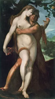 Bartholomeus Spranger Gallery: Adam and Eve, c1566-1611. Artist: Bartholomeus Spranger