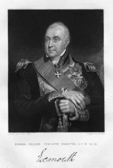 Admiral Edward Pellew (1757-1833), 1st Viscount Exmouth, 1837.Artist: W Holl Admiral Edward Pellew (1757-1833), 1st Viscount Exmouth, 1837.Artist: W Holl