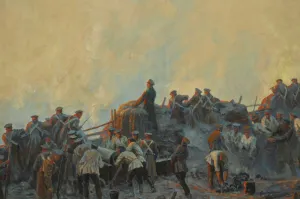 Crimean War Gallery: Admiral Nakhimov at Sevastopol Bastion