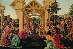 Il Botticello Gallery: The Adoration of the Magi, c1475-1476. Artist: Sandro Botticelli
